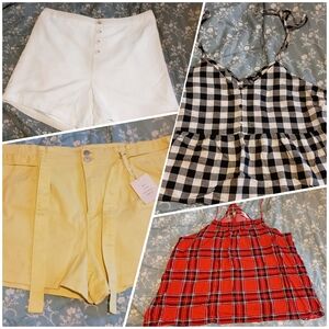5 Pieces Juniors' Clothes Bundle Mystery Box Sizes 1X - 2X